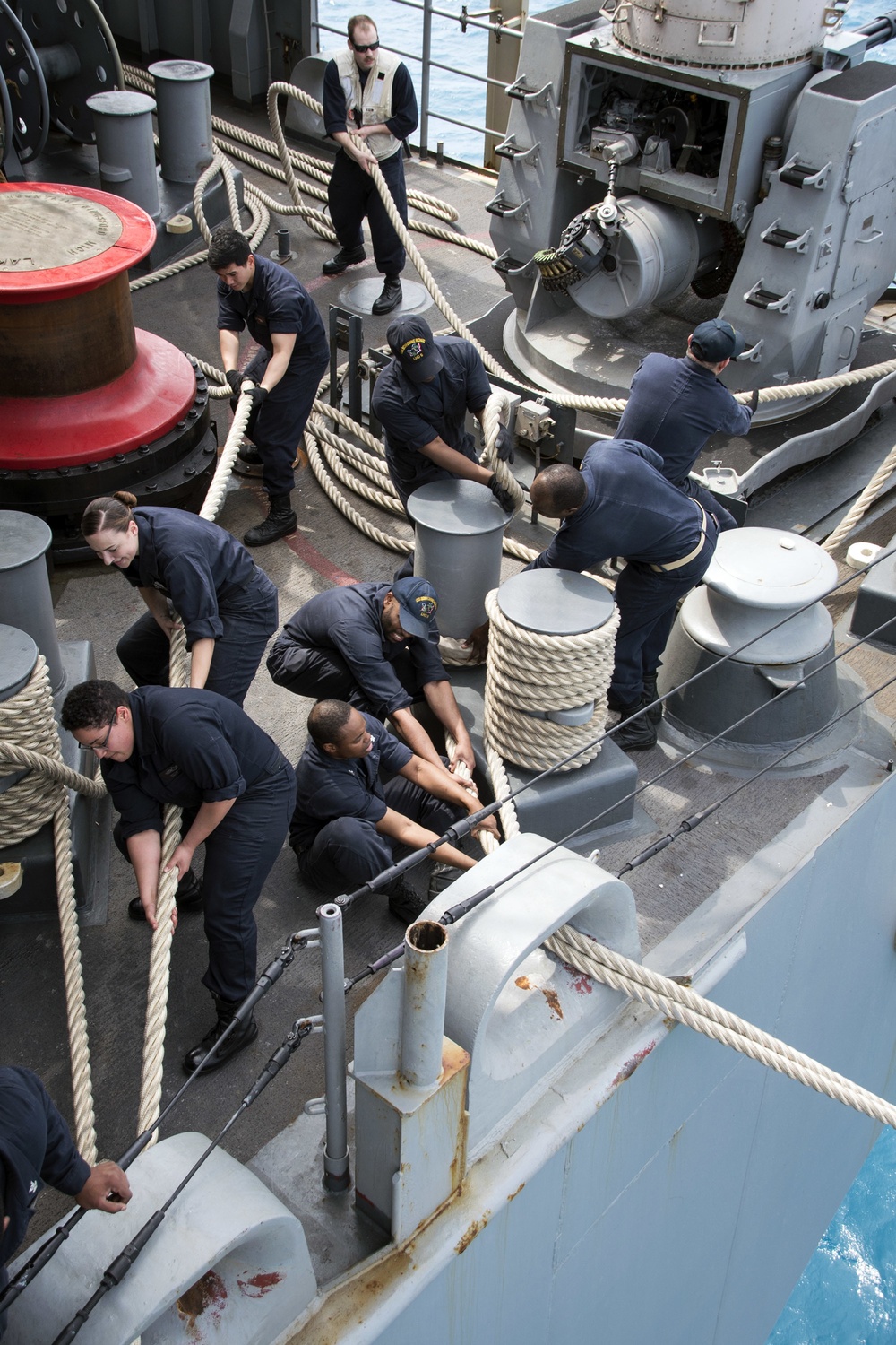 USS Bonhomme Richard (LHD 6) arrives to Okinawa, Japan