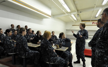 Navy All Hands Call during ARCTIC CARE 2017