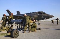Proof of concept: First hot load of GBU-32 on F-35B
