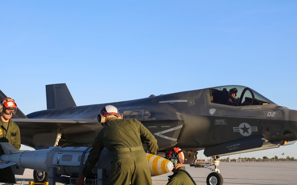 Proof of concept: First hot load of GBU-32 on F-35B