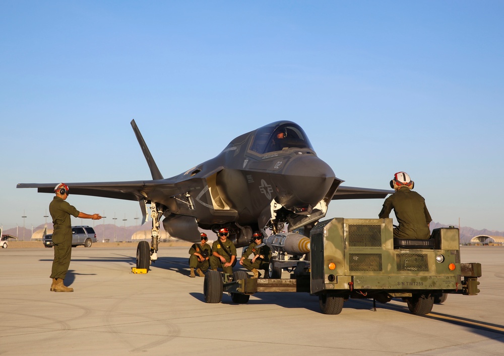 Proof of concept: First hot load of GBU-32 on F-35B