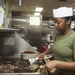 Lance Cpl. Crystal Davis on Board Amphibious Assault Ship USS America (LHA 6)