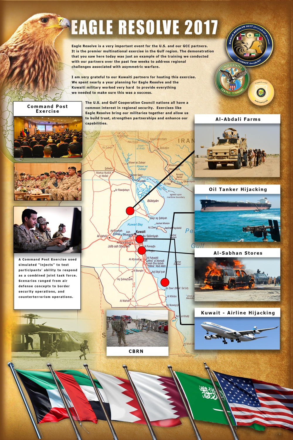 EAGLE RESOLVE 17 - Banners and Infographics