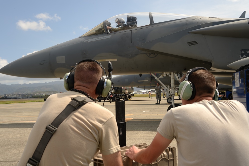 144th Fighter Wing Participates in Sentry Aloha 17-03