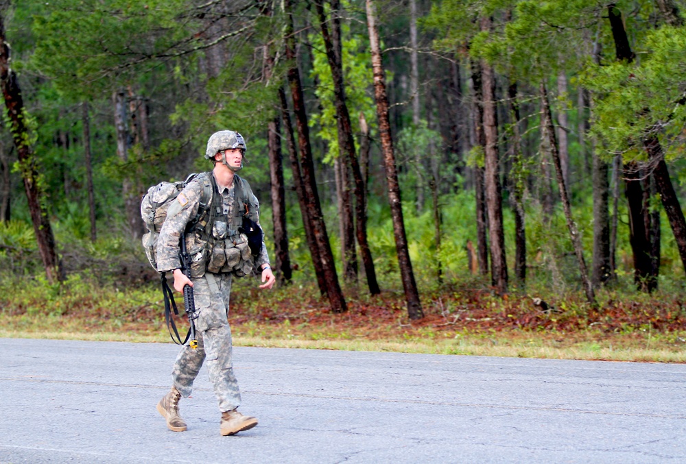 Expert Infantryman Badge qualification ruck march