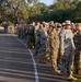 National Guard Soldiers await participants of the Expert Infantryman Badge ruck march