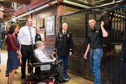 The Old Guard, Dream Foundation grant wishes for terminally ill participant