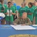 Army celebrates children with pinwheels, parade