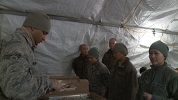 Serving Dinner to the Troops ARCTIC CARE 2017