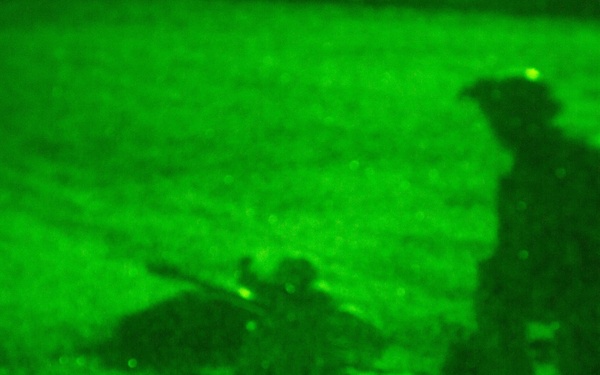 ISF particpate in night sniper firing range