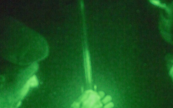 ISF particpate in night sniper firing range