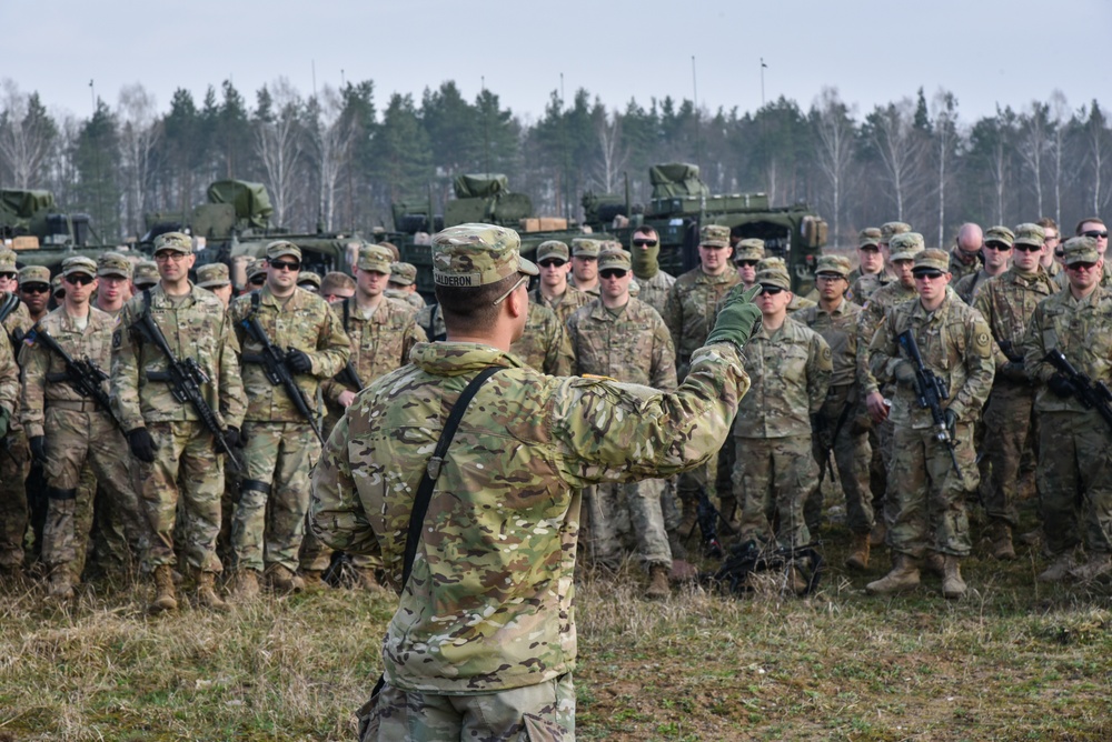 Battle Group Poland Range day