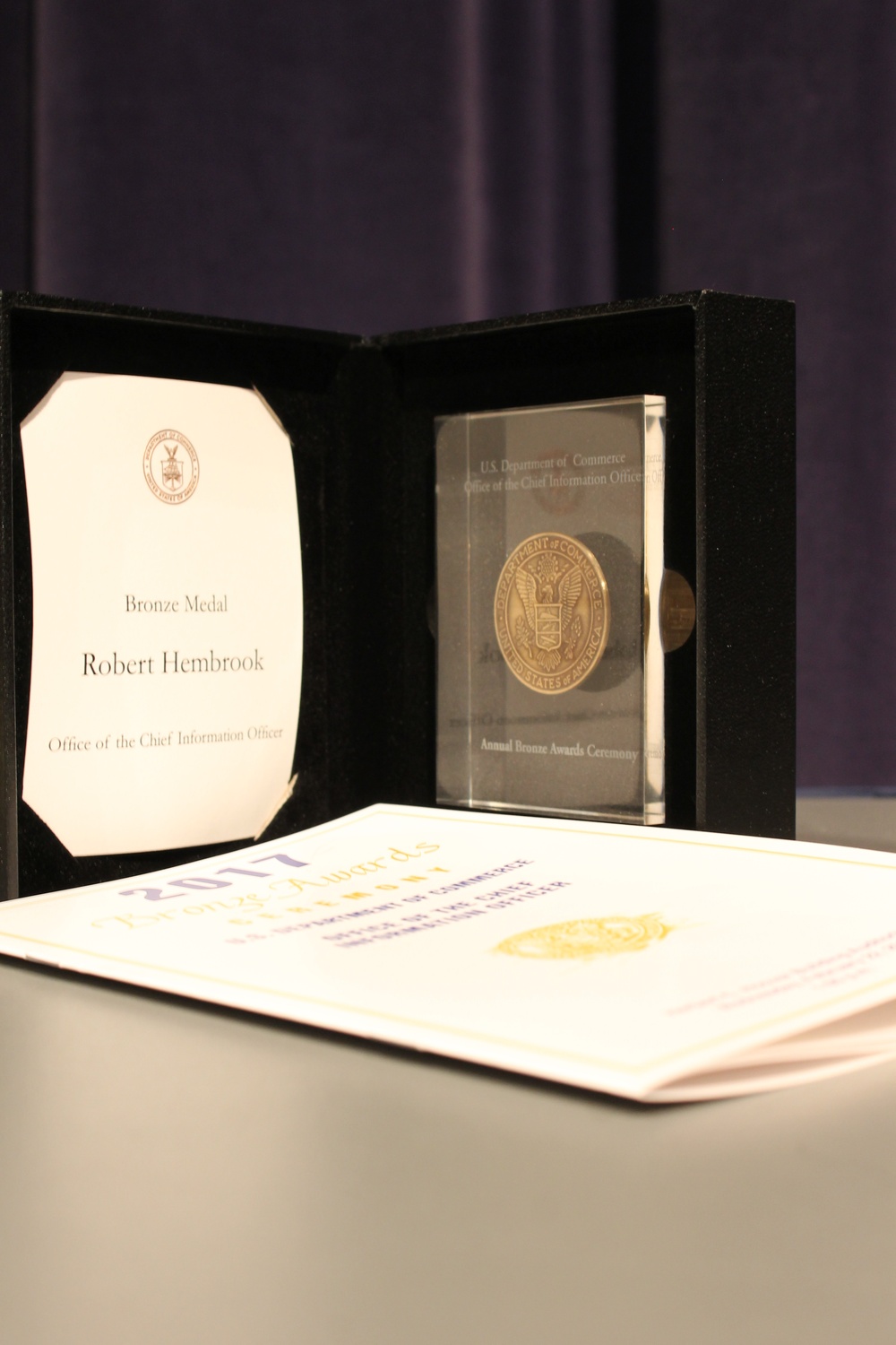 DC area cyber warrior earns high government award with IT project team leaders