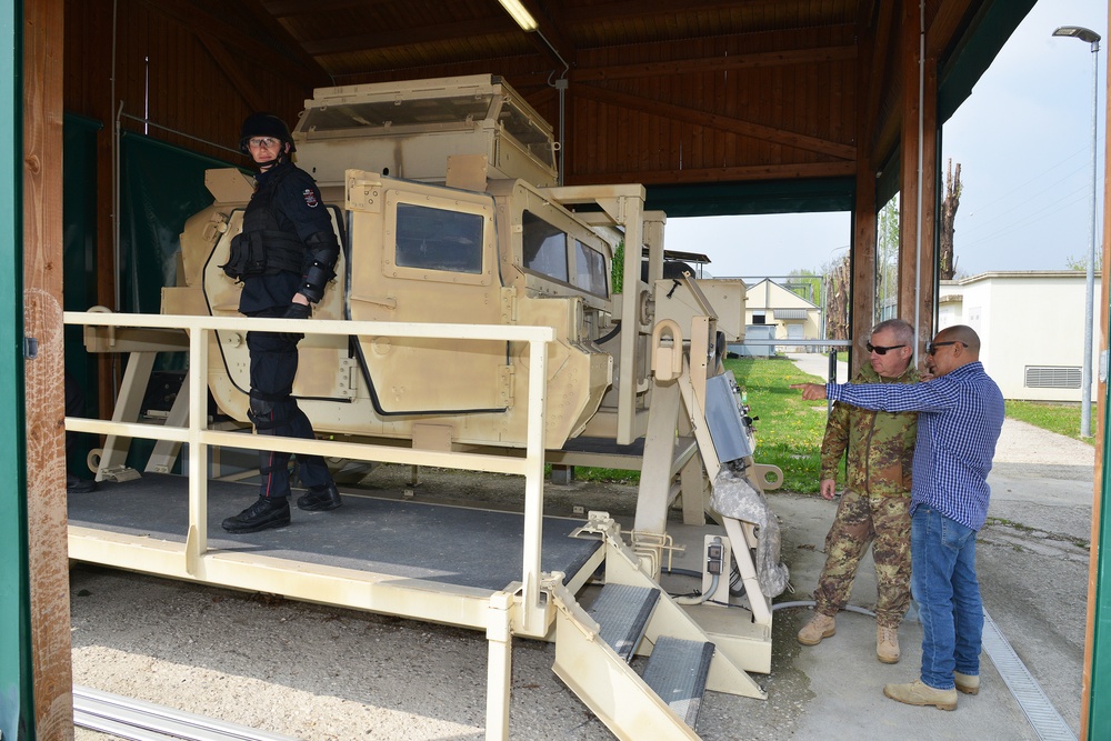 Italian Carabinieri Training at Caserma Ederle, Vicenza, Italy