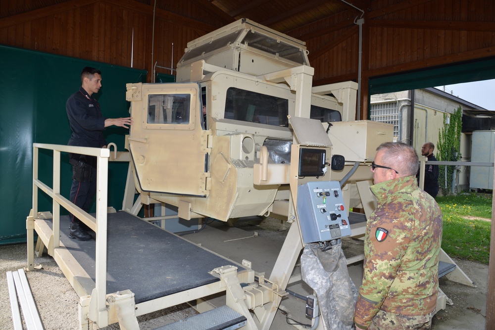 Italian Carabinieri Training at Caserma Ederle, Vicenza, Italy