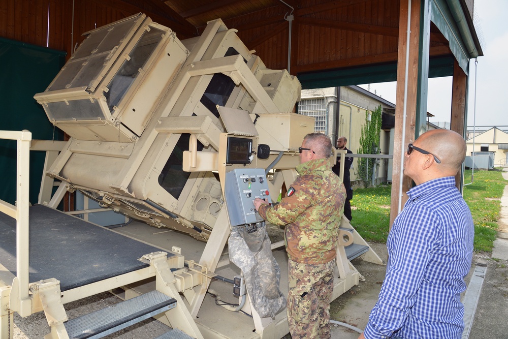 Italian Carabinieri Training at Caserma Ederle, Vicenza, Italy