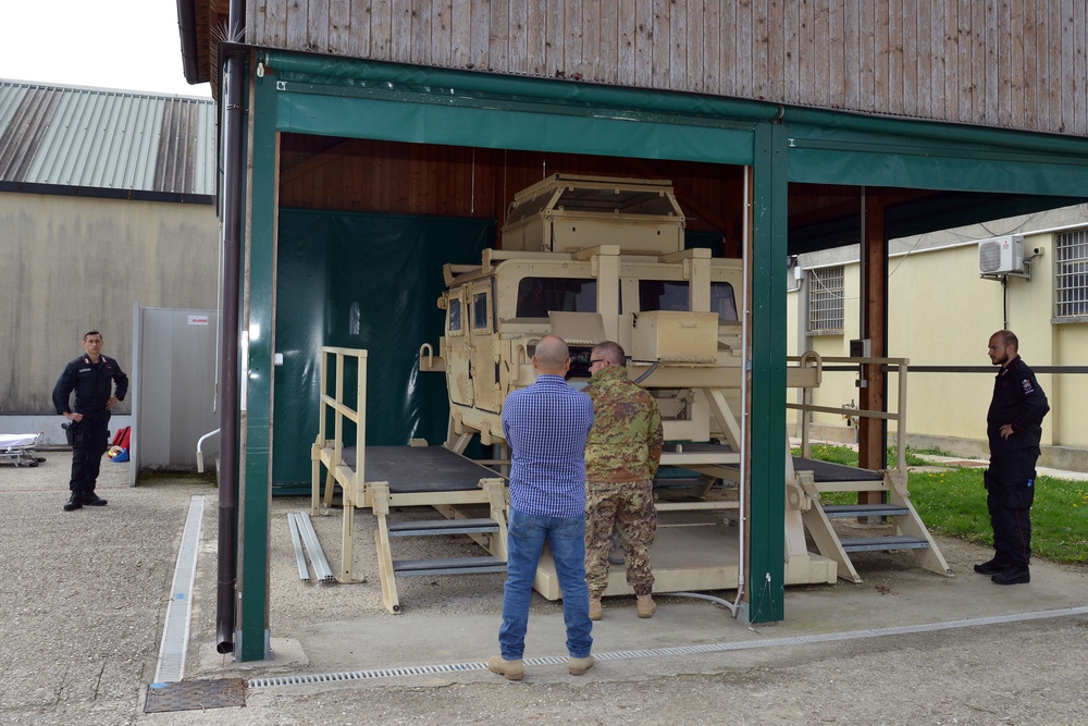 Italian Carabinieri Training at Caserma Ederle, Vicenza, Italy