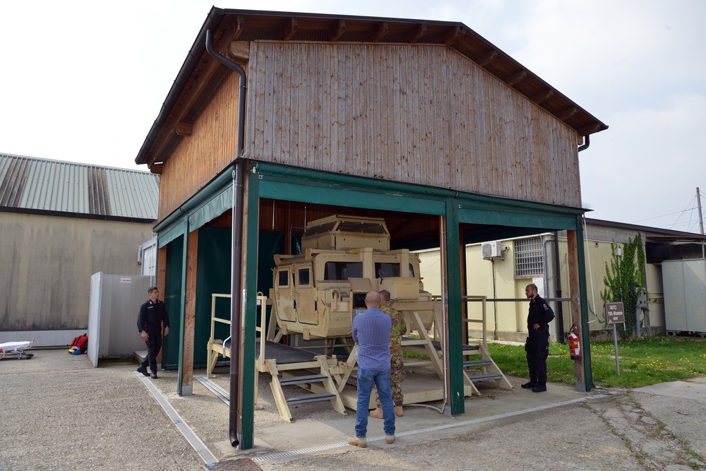 Italian Carabinieri Training at Caserma Ederle, Vicenza, Italy