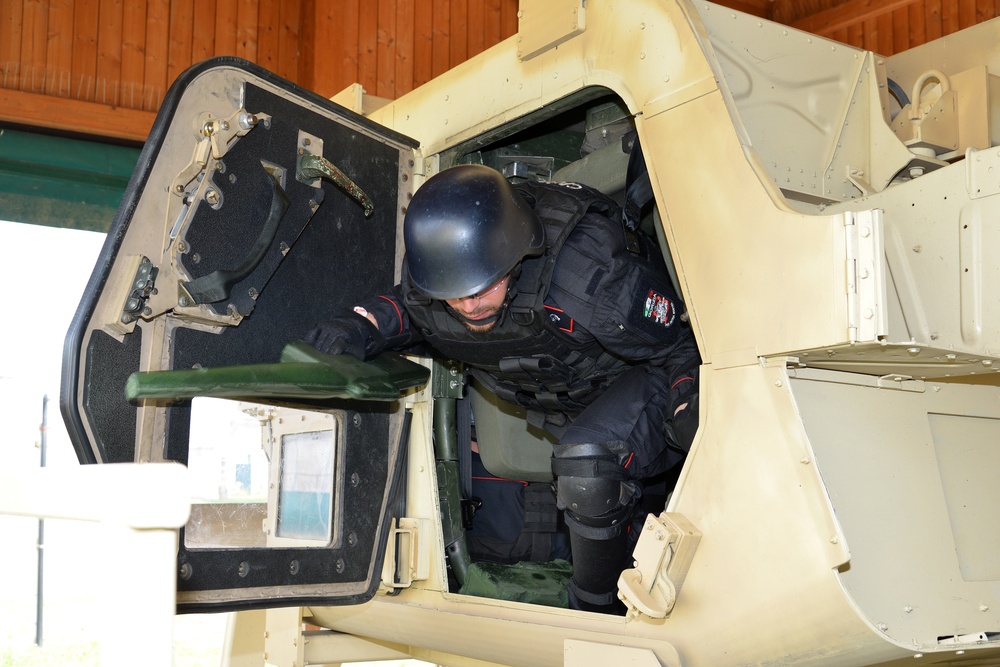 Italian Carabinieri Training at Caserma Ederle, Vicenza, Italy