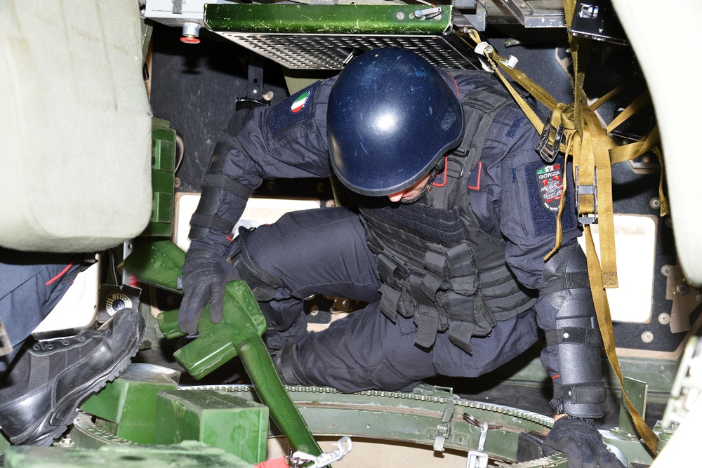 Italian Carabinieri Training at Caserma Ederle, Vicenza, Italy