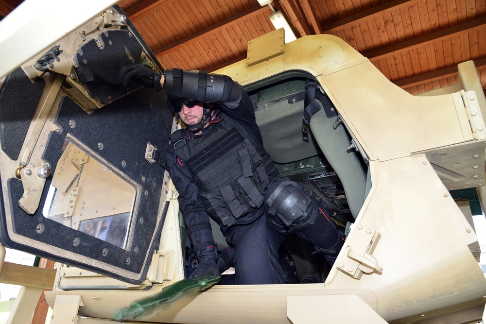 Italian Carabinieri Training at Caserma Ederle, Vicenza, Italy