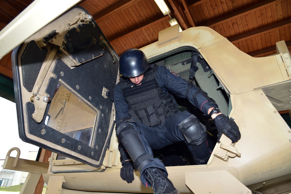 Italian Carabinieri Training at Caserma Ederle, Vicenza, Italy