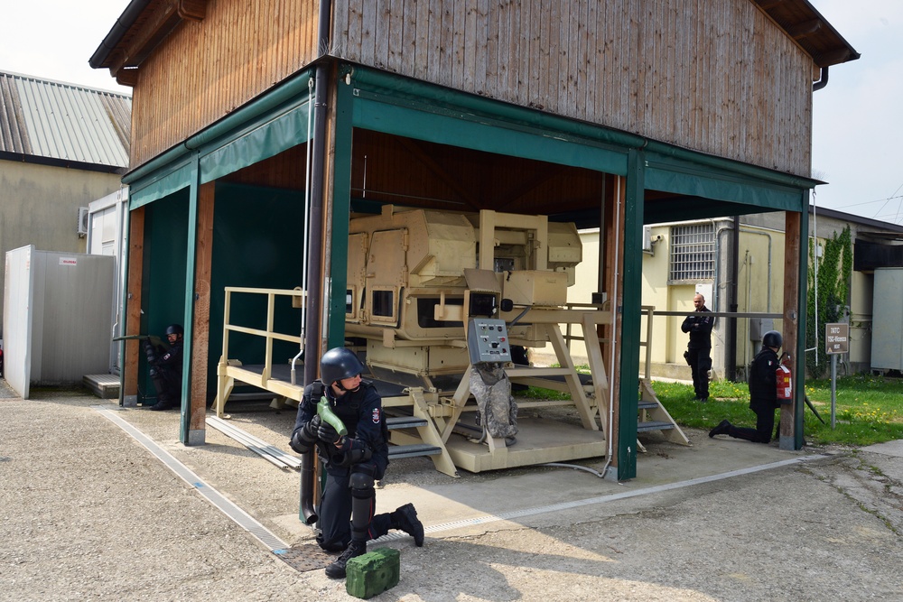 Italian Carabinieri Training at Caserma Ederle, Vicenza, Italy