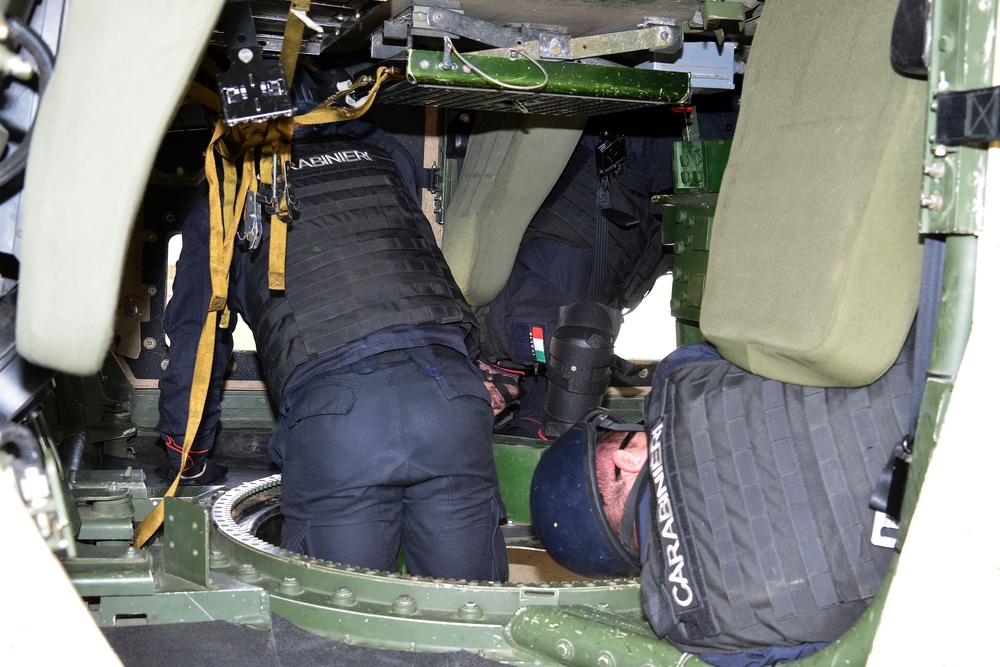 Italian Carabinieri Training at Caserma Ederle, Vicenza, Italy