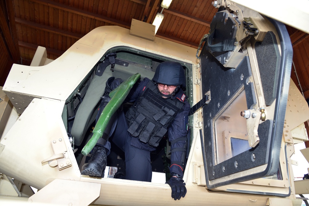 Italian Carabinieri Training at Caserma Ederle, Vicenza, Italy