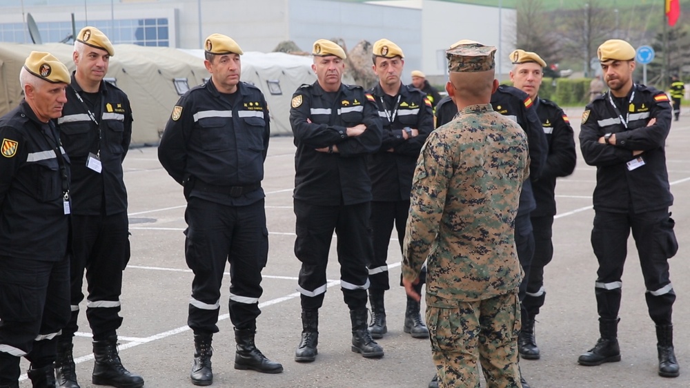 Spanish specialty: U.S. Marines educate themselves on Spanish disaster relief