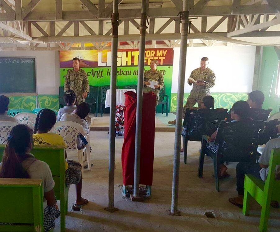 NMCB 1 in Marshall Islands