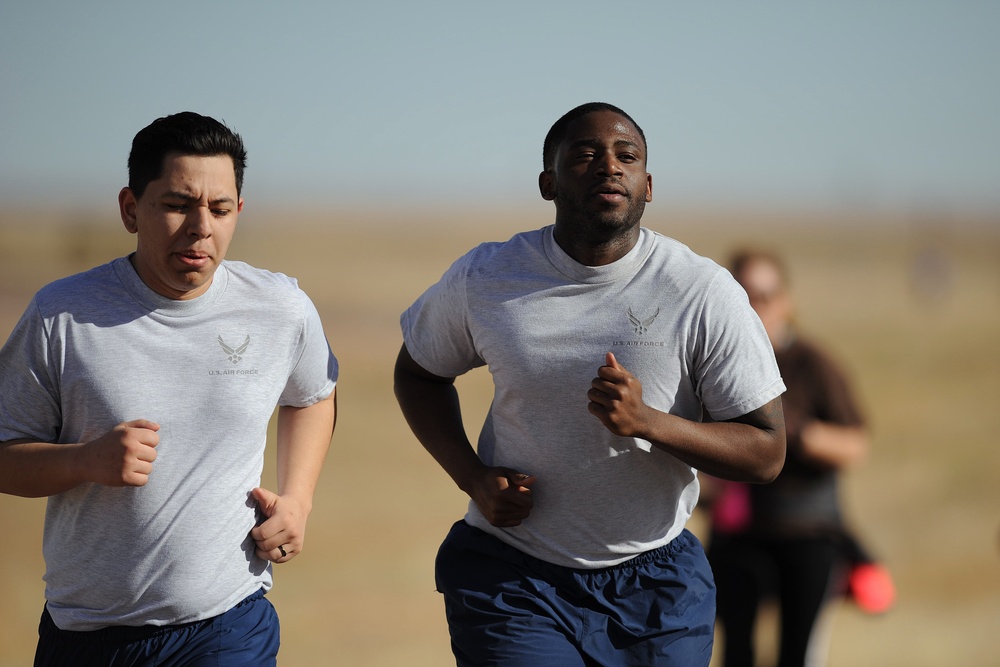 Team Schriever participates in annual St. Paddy’s Day run