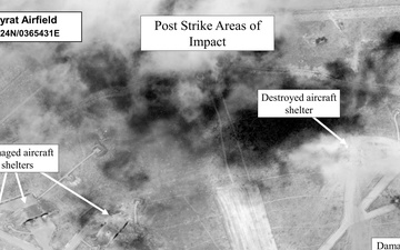 Strikes On Shayrat Airfield, Syria Areas of Impact