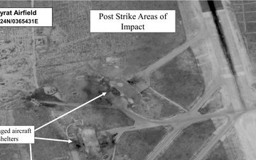 Strikes On Shayrat Airfield, Syria Areas of Impact