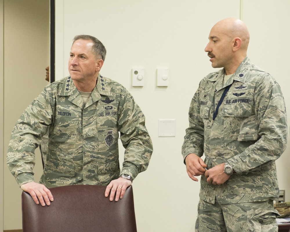 Air Force Chief of Staff Visits 102nd Intelligence Wing