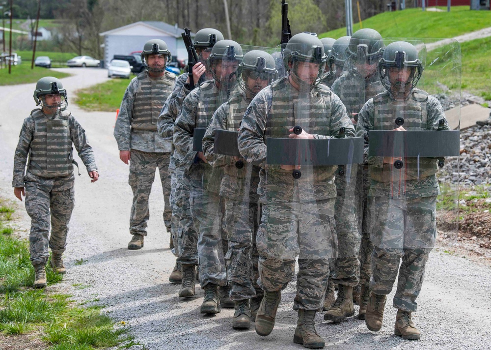 Security Forces Riot Training