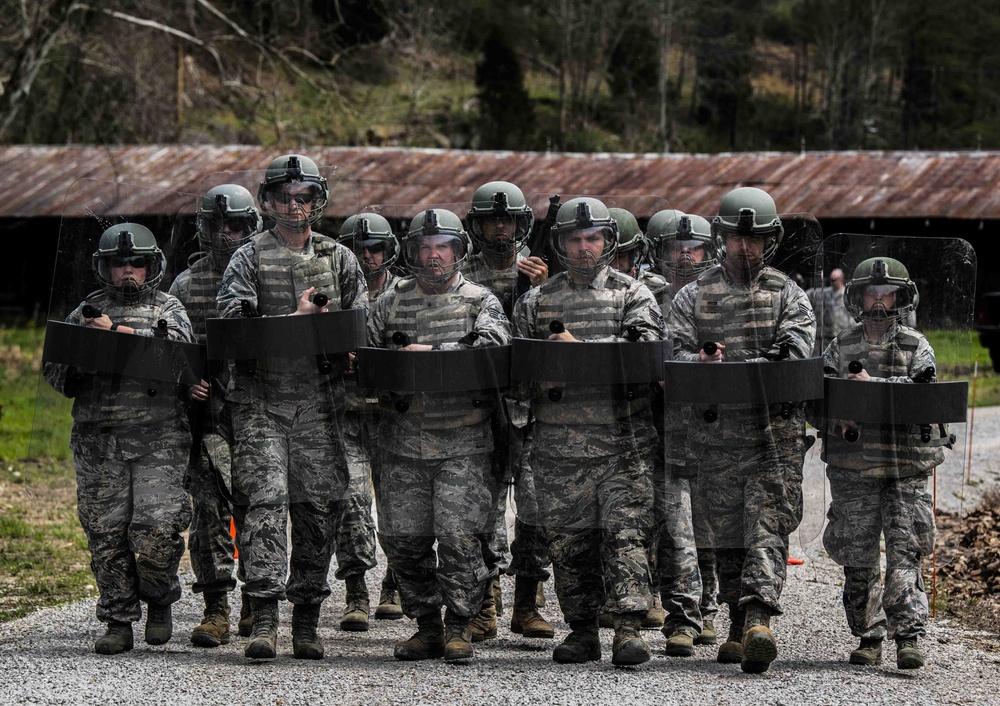 Security Forces Riot Training