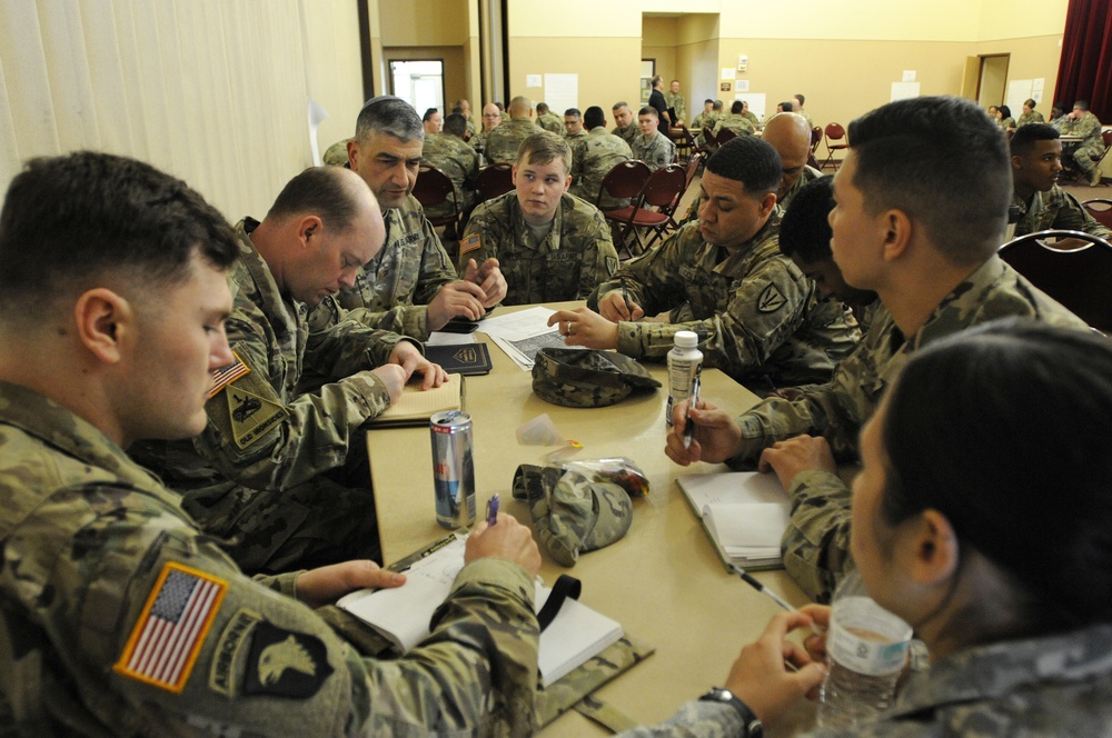 Chaplains in an emergency