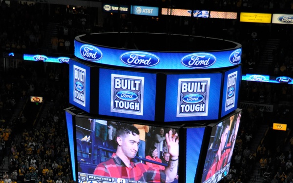 Soldier salute: Nashville Predators honor Fort Campbell