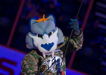 Soldier salute: Nashville Predators honor Fort Campbell