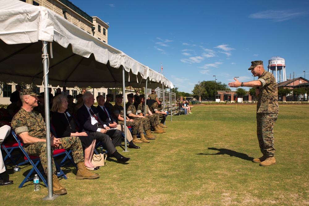 Marine Forces Reserve welcomes new 4th Marine Division commanding general