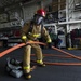 USS Shoup (DDG 86) Conducts Hangar Bay Fire Drill