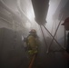 USS Shoup (DDG 86) Conducts Hangar Bay Fire Drill