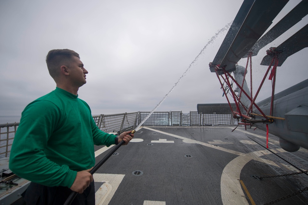 USS Shoup (DDG 86) Underway for COMPTUEX