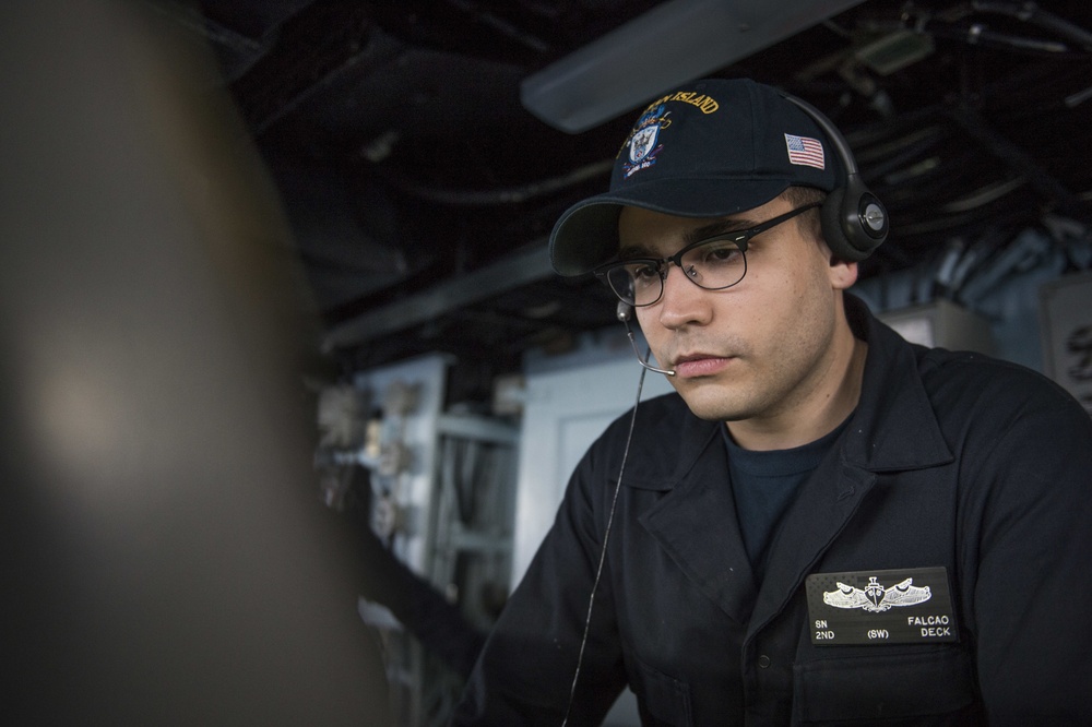USS MAKIN ISLAND FLIGHT OPS