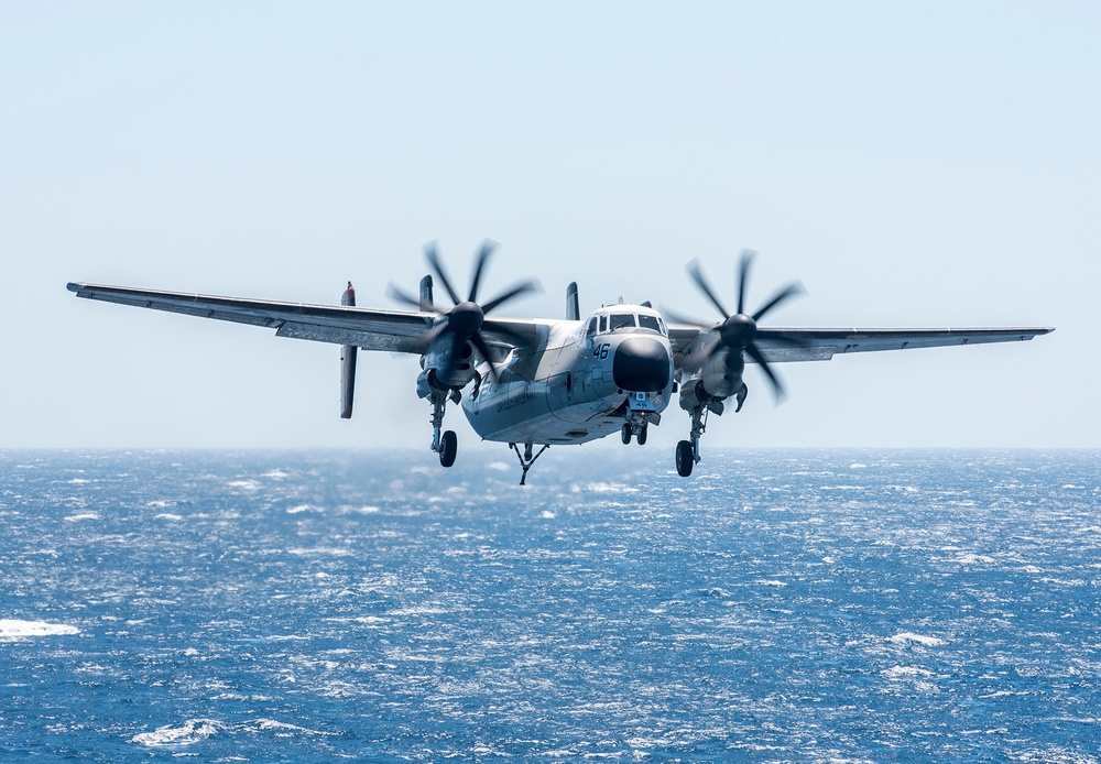 GHWB is the flagship of Carrier Strike Group (CSG) 2, which is comprised of the staff of CSG-2; GHWB; the nine squadrons and staff of Carrier Air Wing (CVW) 8; Destroyer Squadron (DESRON) 22 staff and guided-missile destroyers USS Laboon (DDG 58) and USS