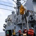 USS Wayne E. Meyer Conducts a Replenishment-at-Sea