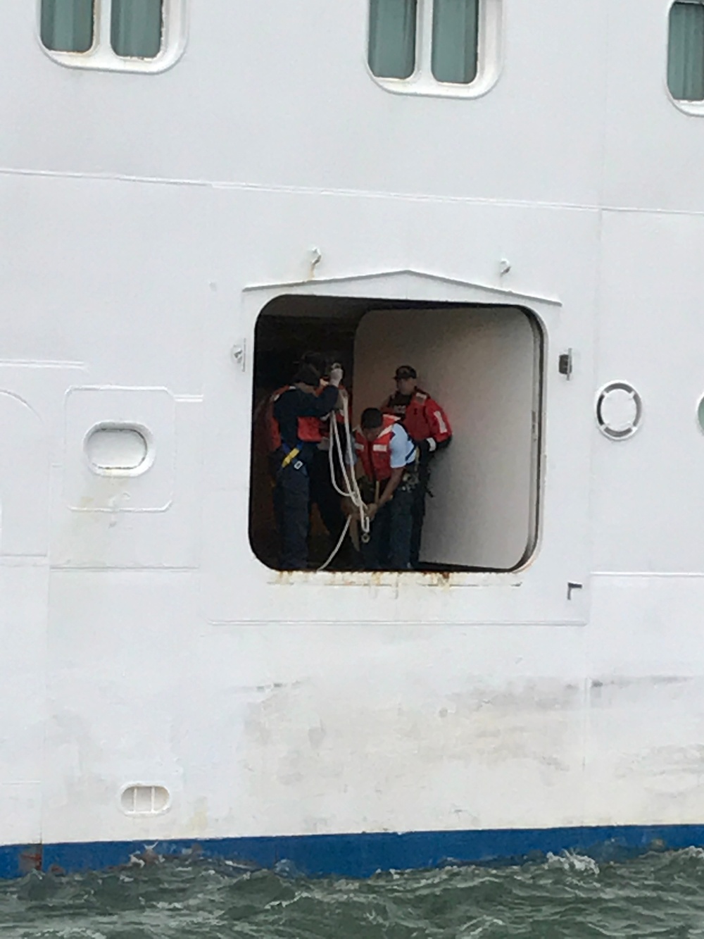 Coast Guard medevacs man from cruise ship near Virginia Beach, Va.