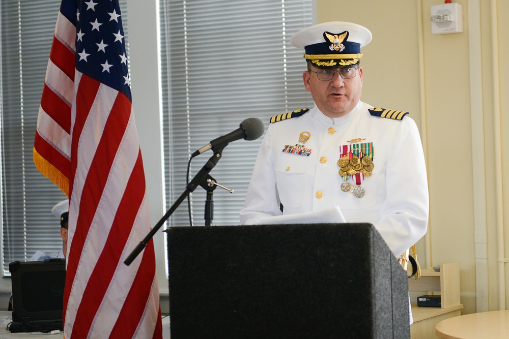 Coast Guard Cutter Campbell receives new captain