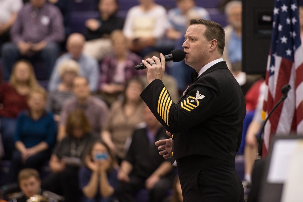 Navy Band visits Pickerington